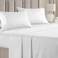 100% Cotton Sheet Set, 400 Thread Count Hotel Luxury Bedding, Soft & Breathable Bed Sheets, 4 Piece Set