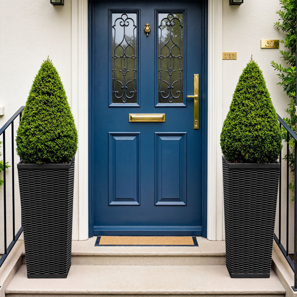, 2 Sizes 2-Piece Tapered Planter Box Set