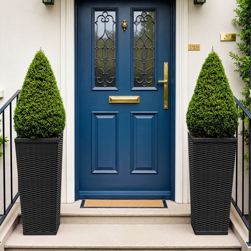 , 2 Sizes 2-Piece Tapered Planter Box Set