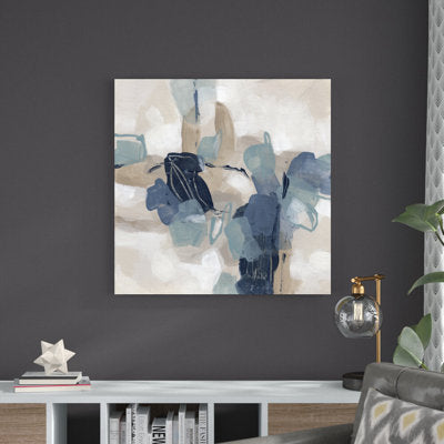 "Blues Chorus II" by June Erica Vess UV-Resistant Mixed Media Painting Print