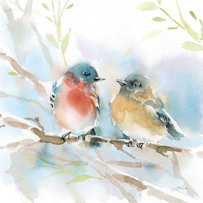 " Bluebird Pair In Spring " by Katrina Pete