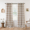 Adamantini Plaid Blackout Thermal Grommet Curtain Panels (Set of 2)