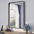 , 42 Sizes Aevar Tempered Glass and Aluminum Alloy Framed French Cleat Mounted Wall Mirror