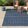Better Hurry 59 sold in 5 days 10 Sizes Aitken Machine Woven Geometric Indoor and Outdoor Rug