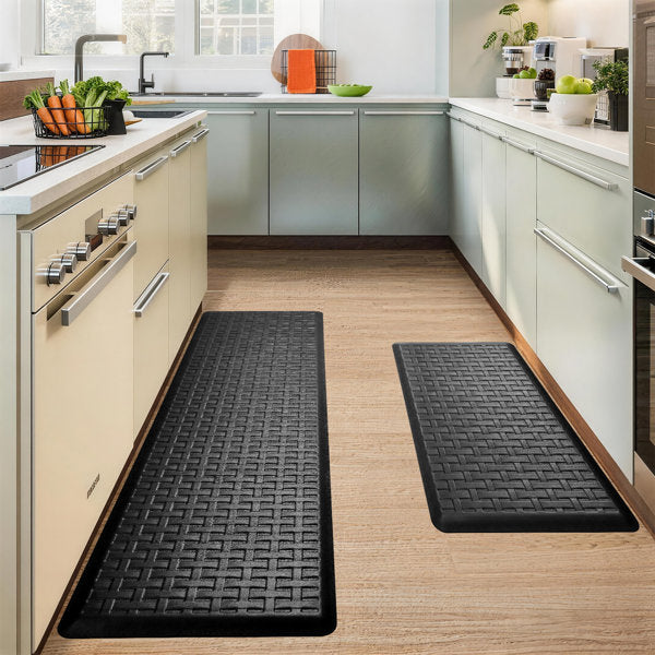 Anti-Fatigue Non-Slip Waterproof Kitchen Mat (Set of 2)