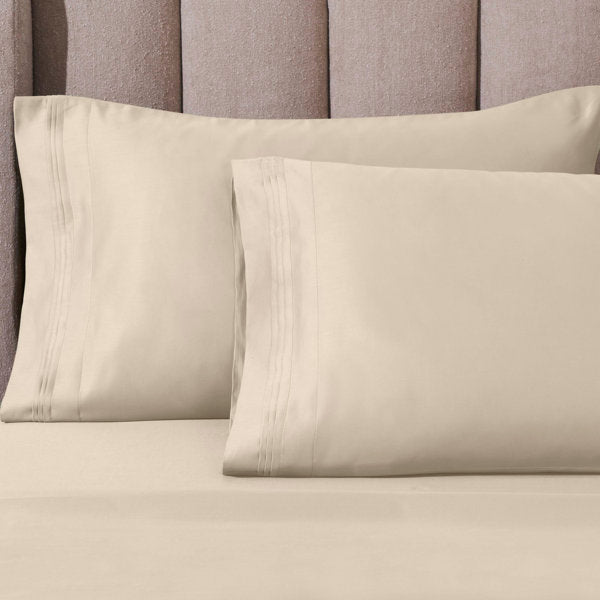 Arling 1000 Thread Count Luxury Certified Egyptian Cotton 2 Piece Sateen Pillowcase