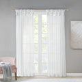 Baisden Lester Polyester Twisted Tab Sheer Curtain Panels (Set of 2)