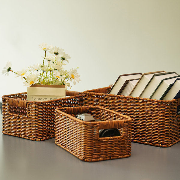 Bay Isle Home™ Plastic Decorative Basket (Set of 3)