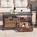 Bayou Breeze 15" Wicker Decorative Basket (Set of 2)