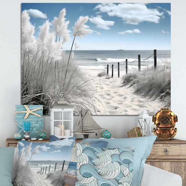 Beach Seascape Dreams Path II - Coastal Beach Wall Art For Living Room