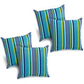 Blazing Needles Indoor/Outdoor Throw Pillow (Set of 4)