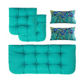 Cassella Outdoor 5'' Loveseat Seat / Back Cushion