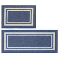 Caylon Kitchen Mat with Non-Slip Backing, 2-Piece Kitchen Rugs Super Absorbent & Machine Washable - Dirt-Resistant Mat for Kitchen, Laundry Room, Entryway