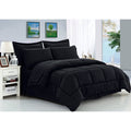 Classic Baffle Box Stitch Striped Comforter
