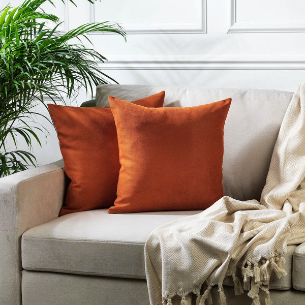 Decorative Throw Cushion Covers (Set of 2)
