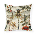 , 4 Sizes Dragonfly Fairytale Indoor/Outdoor Square Throw Pillow