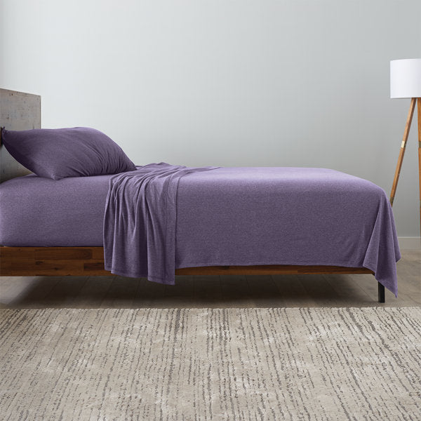 Ella Jayne Soft Heather Jersey Knit 4-Piece Sheet Set