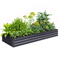 Better Hurry 36 sold in 5 days 2 Colors, 5 Sizes Evelin Metal Rectangular Raised Garden Bed