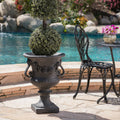 Geffrey 24" H Magnesium Oxide Urn Planter with Drainage Hole and Stopper
