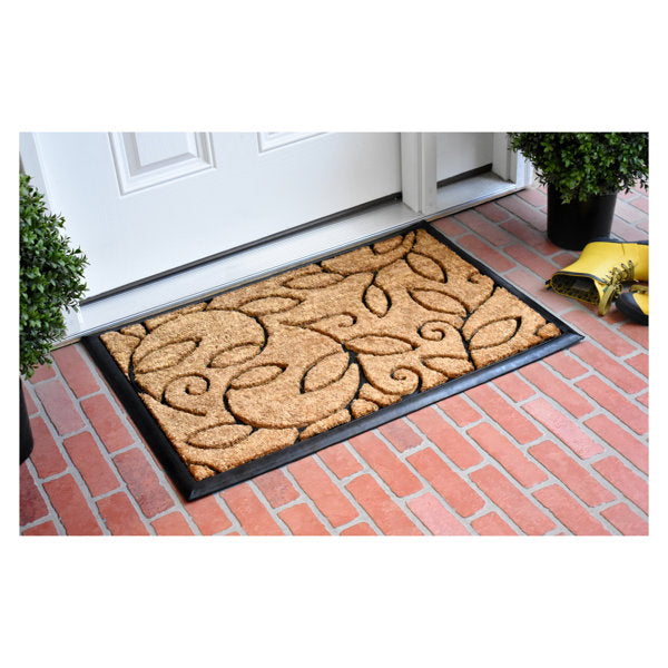 Glenmeadow Non-Slip Floral Outdoor Doormat