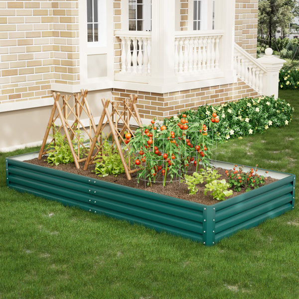 Humphery Galvanized Steel Raised Garden Bed