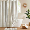 Imani 100% Cotton Tufted Chenille Shower Curtain