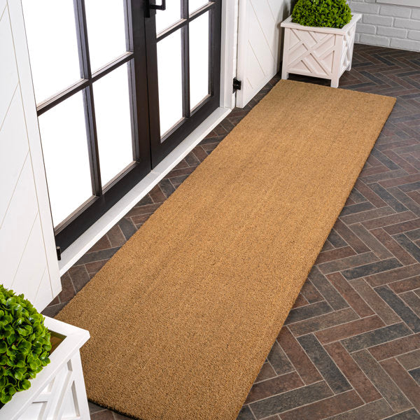 Better Hurry 8 sold in 5 days 10 Sizes Kalonni Classic Casual Commerical Natural Coir Light Brown Indoor/Outdoor Mat