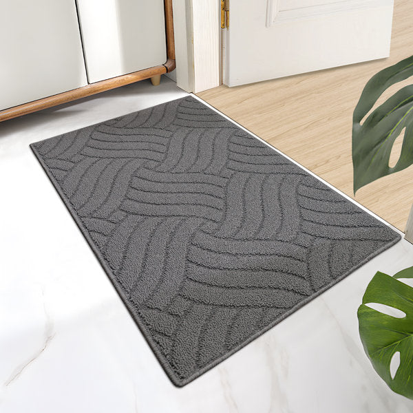 , 3 Sizes Kareshan Geometric Machine Woven Doormat
