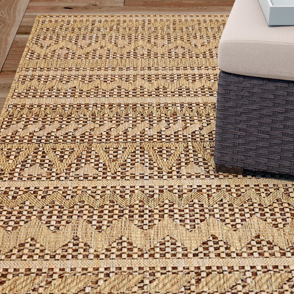 Krystal Geometric Indoor / Outdoor Rug