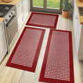 Machine Washable Non-Slip Kitchen Mat (Set of 3)