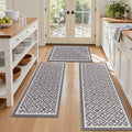 Machine Washable Non-Slip Kitchen Mat (Set of 3)