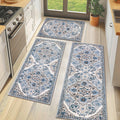 Machine Washable Non-Slip Kitchen Mat (Set of 3)