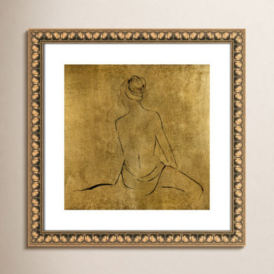 Maia Golden Bather II by Sally Swatland - Painting Print