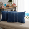 , 5 Sizes Mason II Outdoor Rectangular Pillow Cover & Insert (Set of 2)