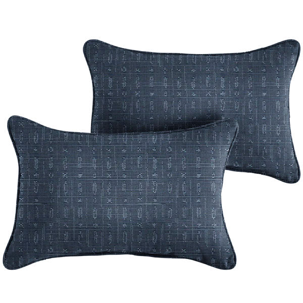 New Sunbrella 2023 Sunbrella搴?Lumbar Rectangular Indoor/Outdoor Pillow Cover & Insert (Set of 2)