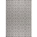Nicole Miller New York Patio Country Danica Geometric Indoor/Outdoor Area Rug, Black/Grey