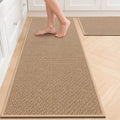Non-Slip Kitchen Rugs,Machine Washable Absorbent Kitchen Mat (Set of 2)