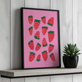 Organic Summer Strawberries By Garima Dhawan Canvas Art Print