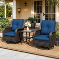 Outdoor 4"Deep Seat Cushion Set With Olefin Fabric (Cushions Only)