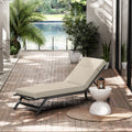 Outdoor Chaise Lounge Cushion 閳?Weather-Resistant, Reversible, Plush Comfort