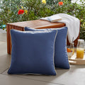 , 5 Sizes Outdoor Square Pillow Cover & Insert (Set of 2)