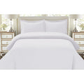 Reversible 1500 Thread Count Microfiber Duvet Cover Set with Pillow Shams