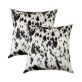 Set of Two 18" Cowhide Throw Pillows (Set of 2)