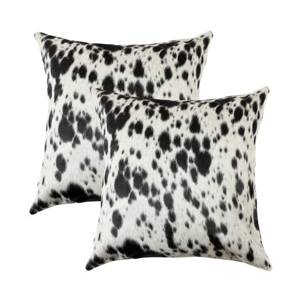 Set of Two 18" Cowhide Throw Pillows (Set of 2)