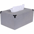 Solid Mango Wood Rectangular Tissue Holder  Handcrafted Tissue Box Covers
