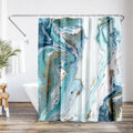 Strayer Polyester Abstract Marble Shower Curtain