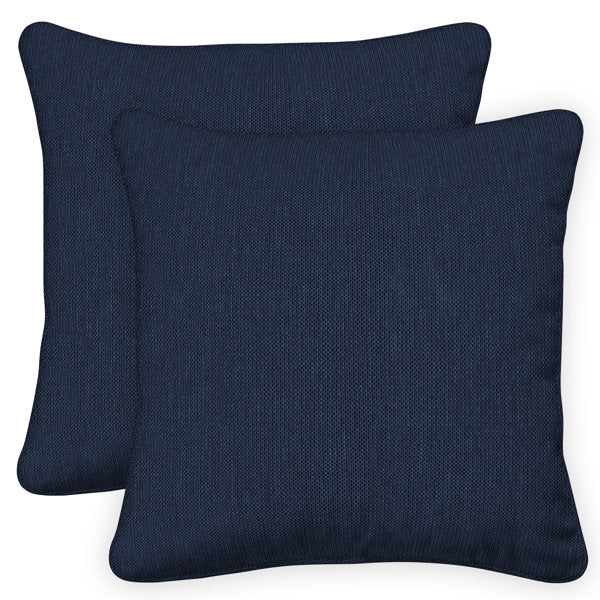 , 2 Sizes Textured Solid Toss Pillow (Set of 2)