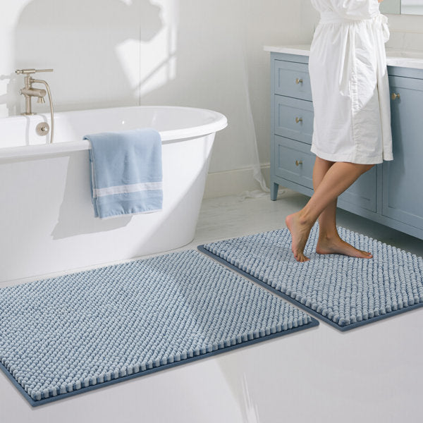 Thick Soft Absorbent Non Slip Boho Bath Mats