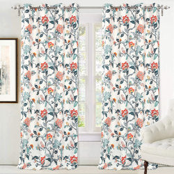 Canora Grey Yother Floral Thermal Room Darkening Curtain Panels