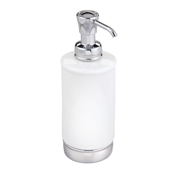 iDesign Soap Dispenser for Bathroom or Vanity - Holds Hand Soap or Lotion